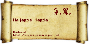 Hajagos Magda névjegykártya
